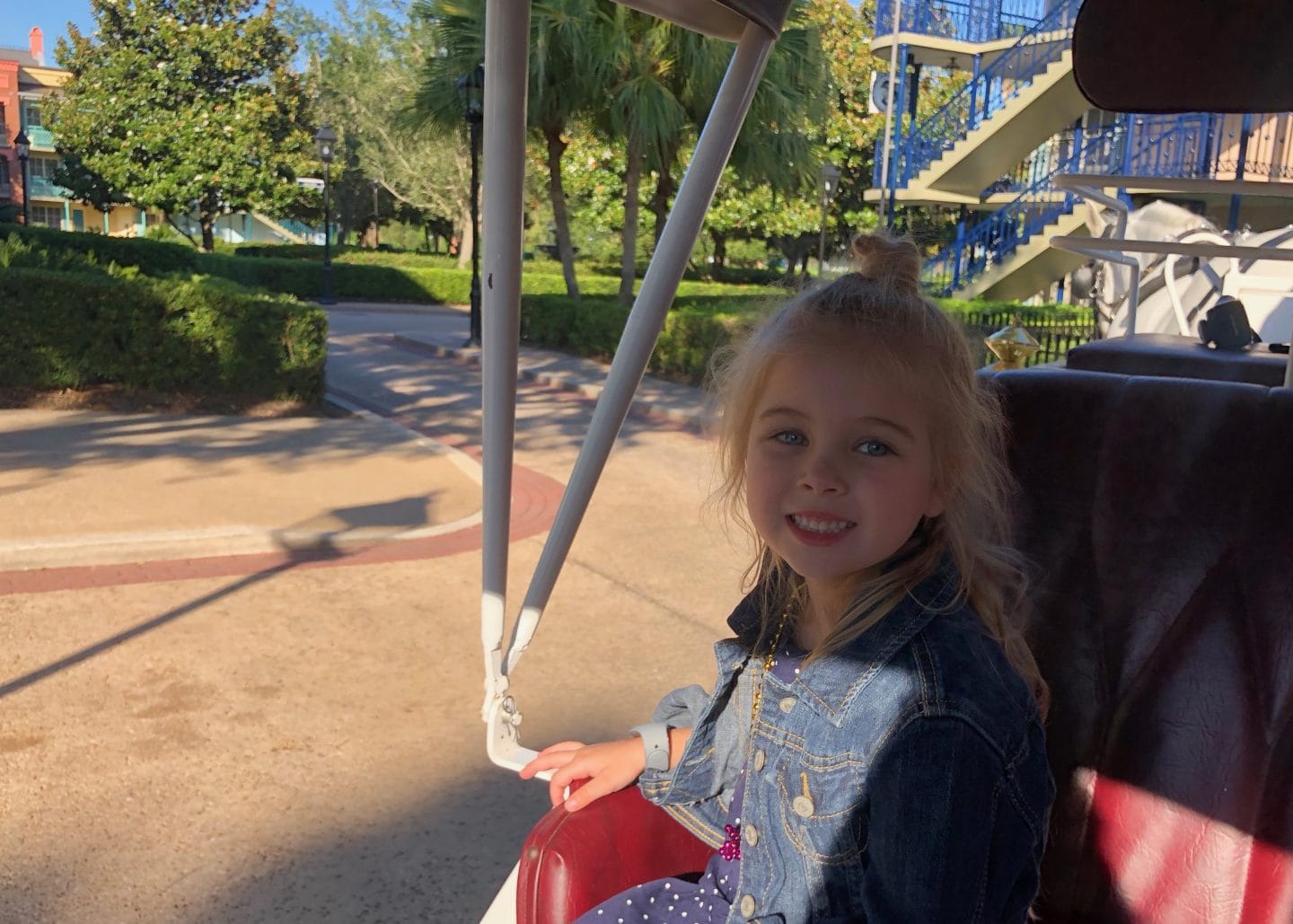 carriage ride at Disney World port orleans riverside