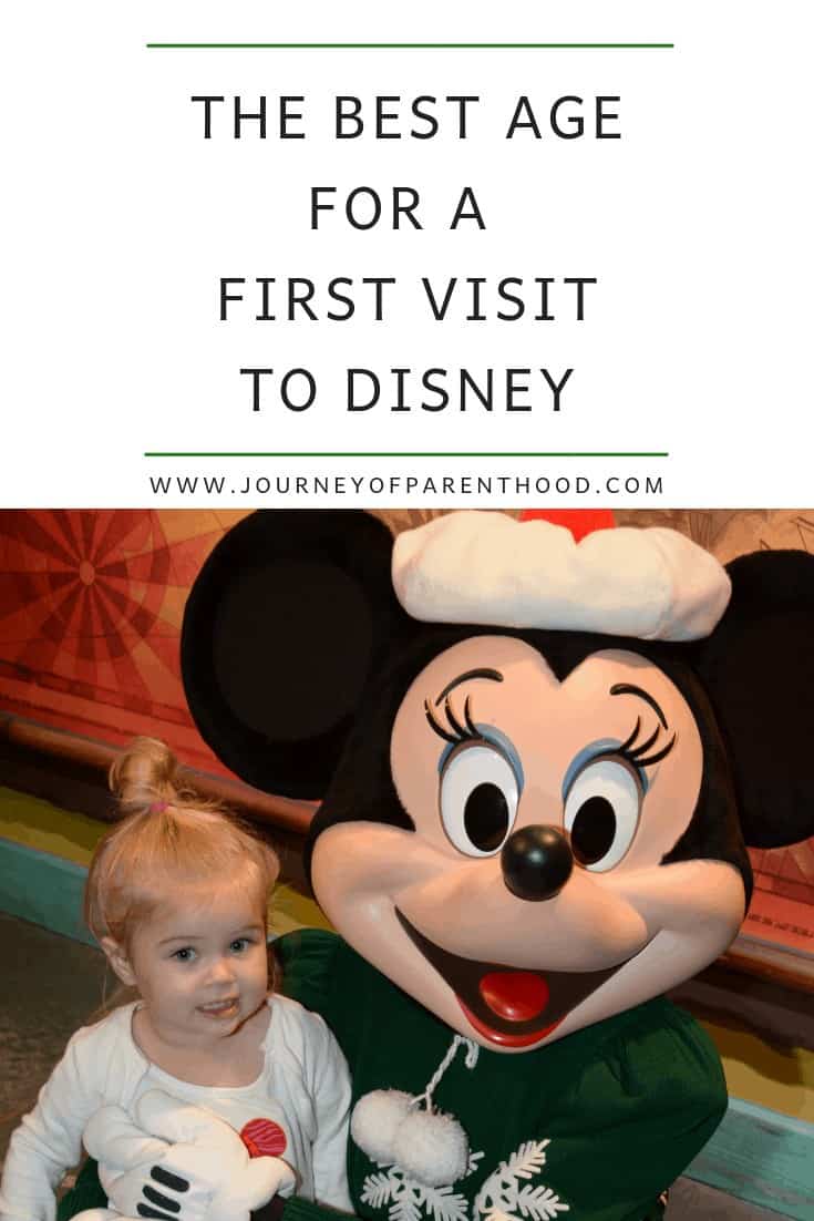 best age for a first visit to disney