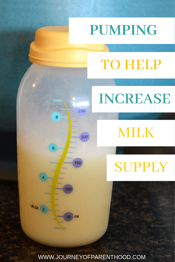 pinable image: pumping to help increase milk supply naturally