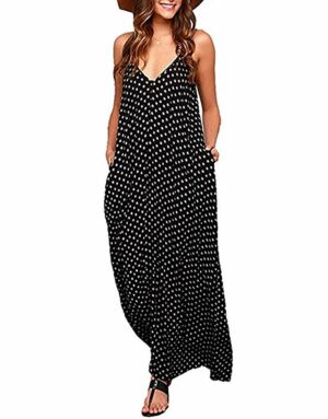 Polka Dot Maxi Dress