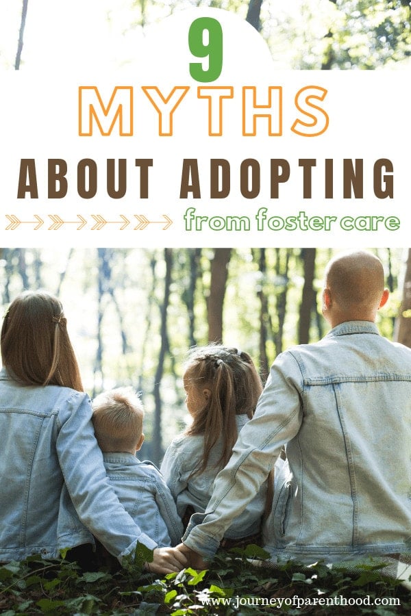family sitting down - 9 myths about adopting from foster care