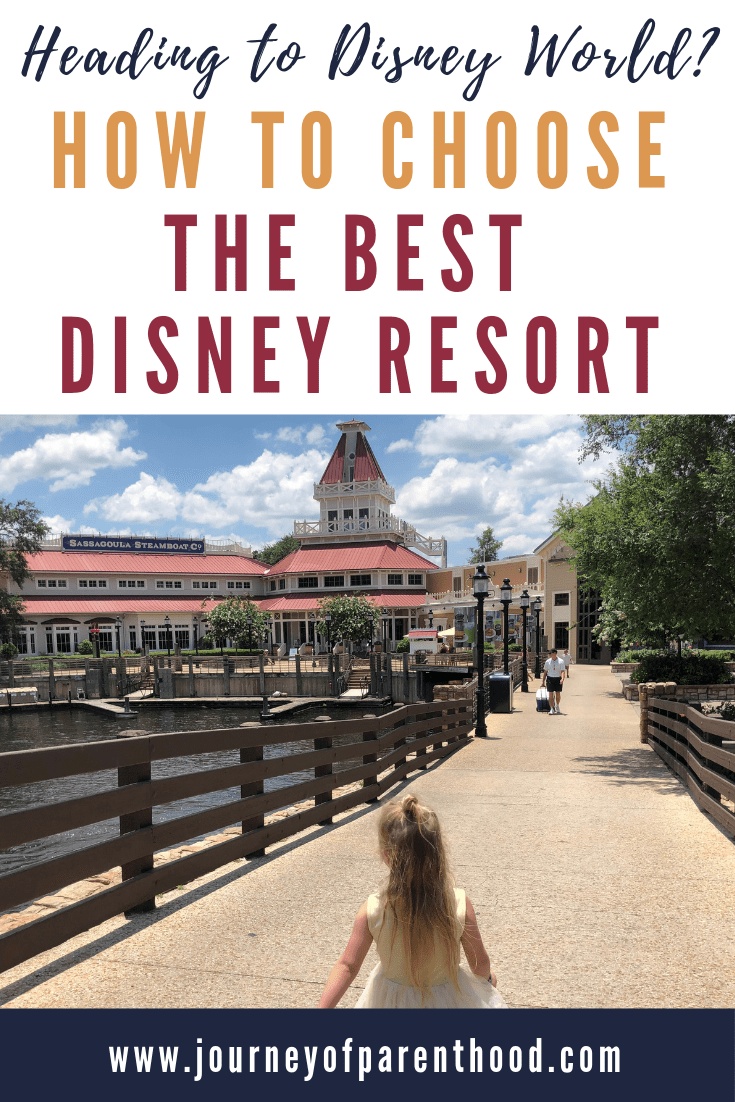 Girl running at Port Orleans Riverside. Text reads: Heading to Disney World? How to Choose The Best Disney Resort