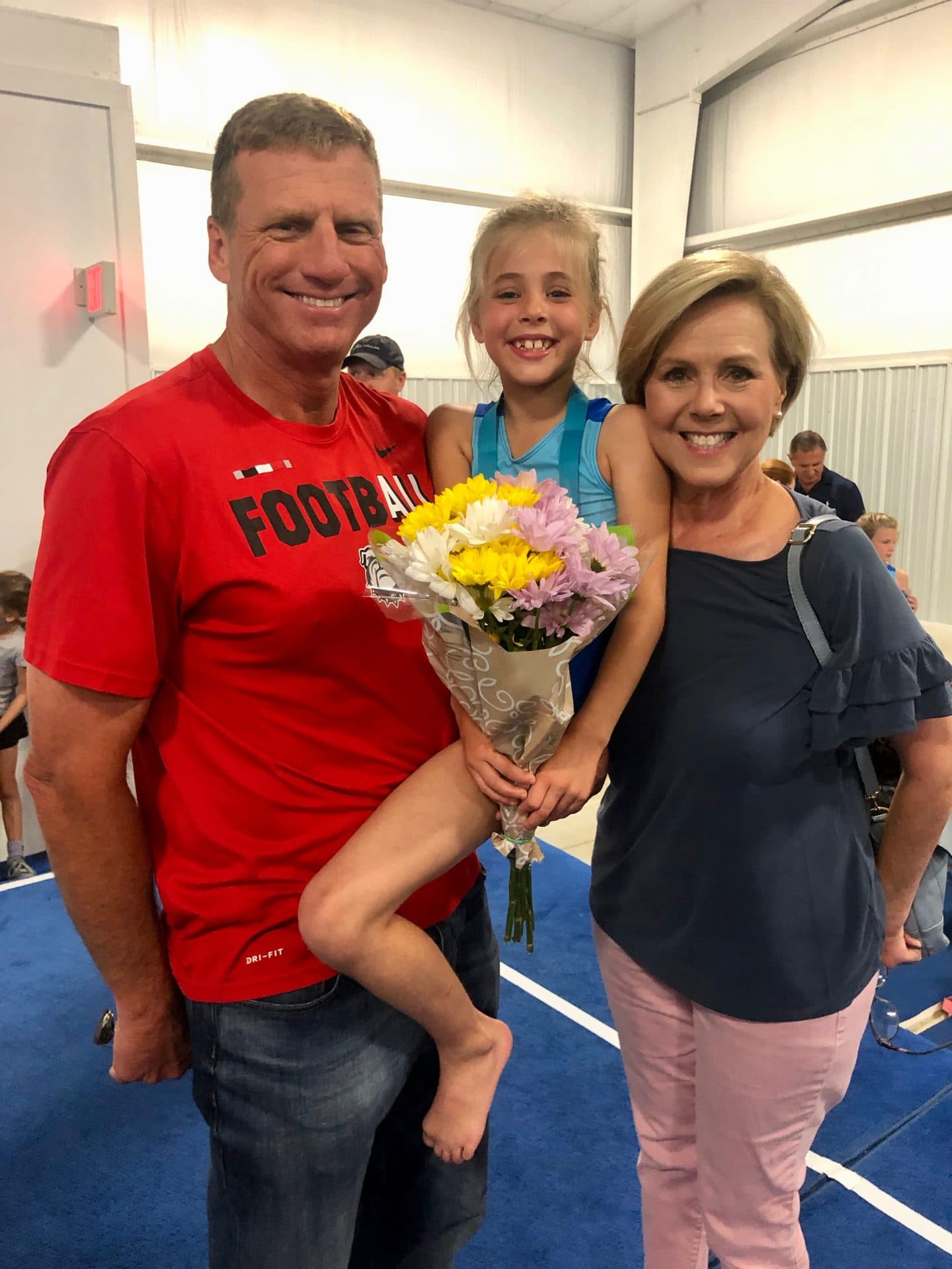 family support at gymnastics