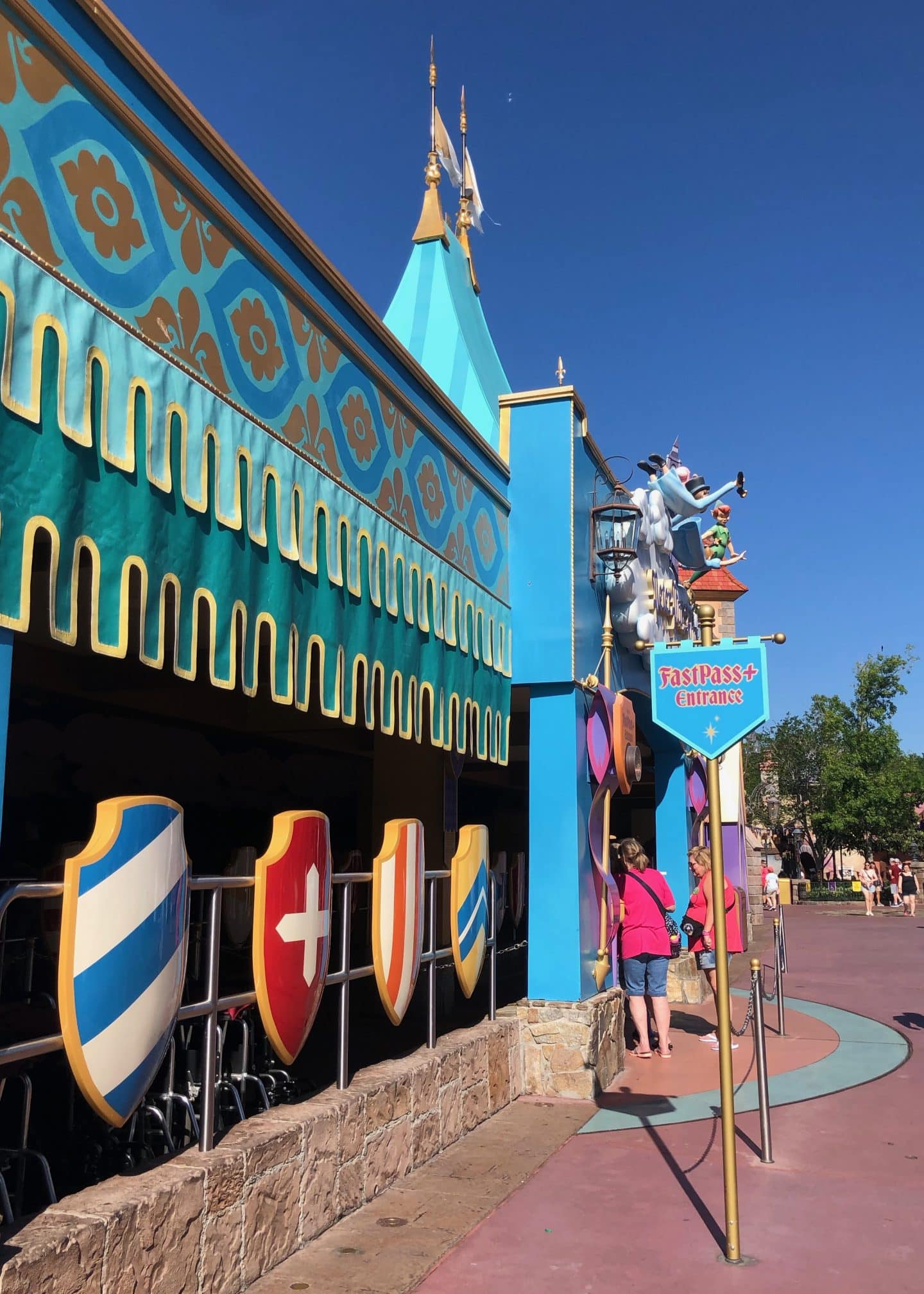 it's a small world and Peter Pan at magic kingdom