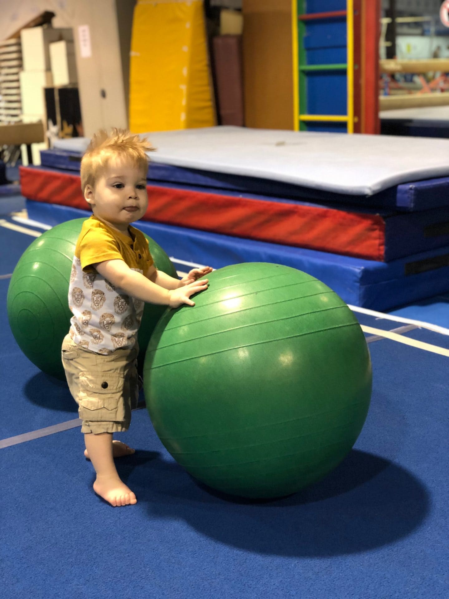 boy at ymca Friday frolic