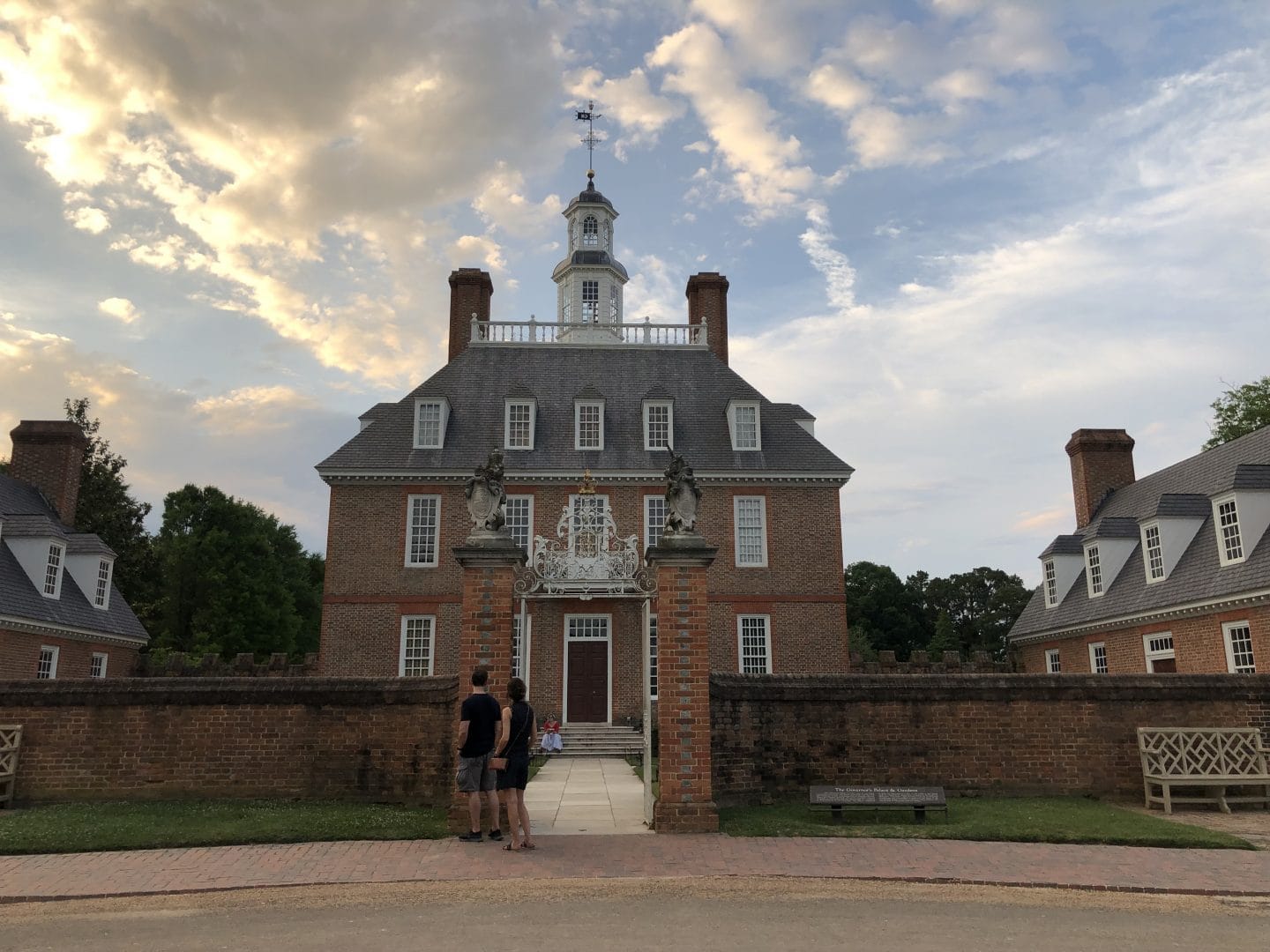 governors palace in Colonial Williamsburg