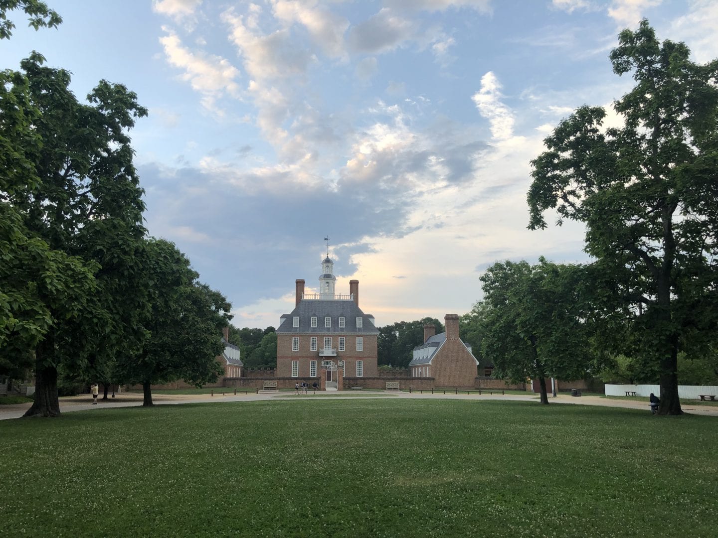 governors palace in Colonial Williamsburg