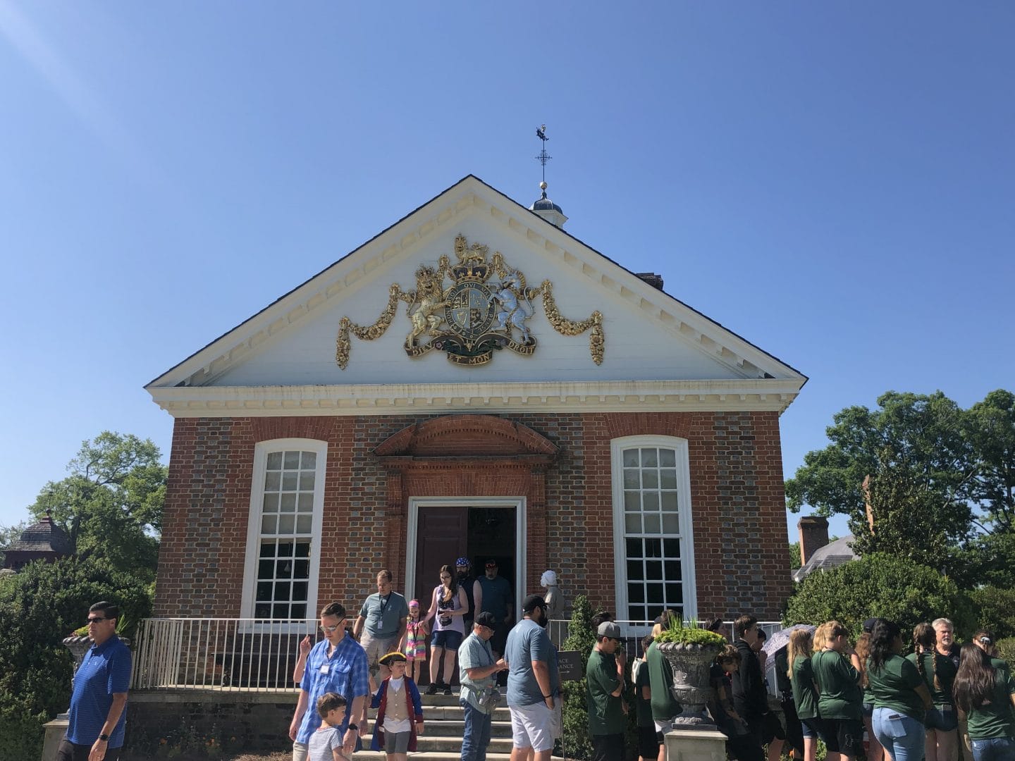 governors palace at Williamsburg Virginia