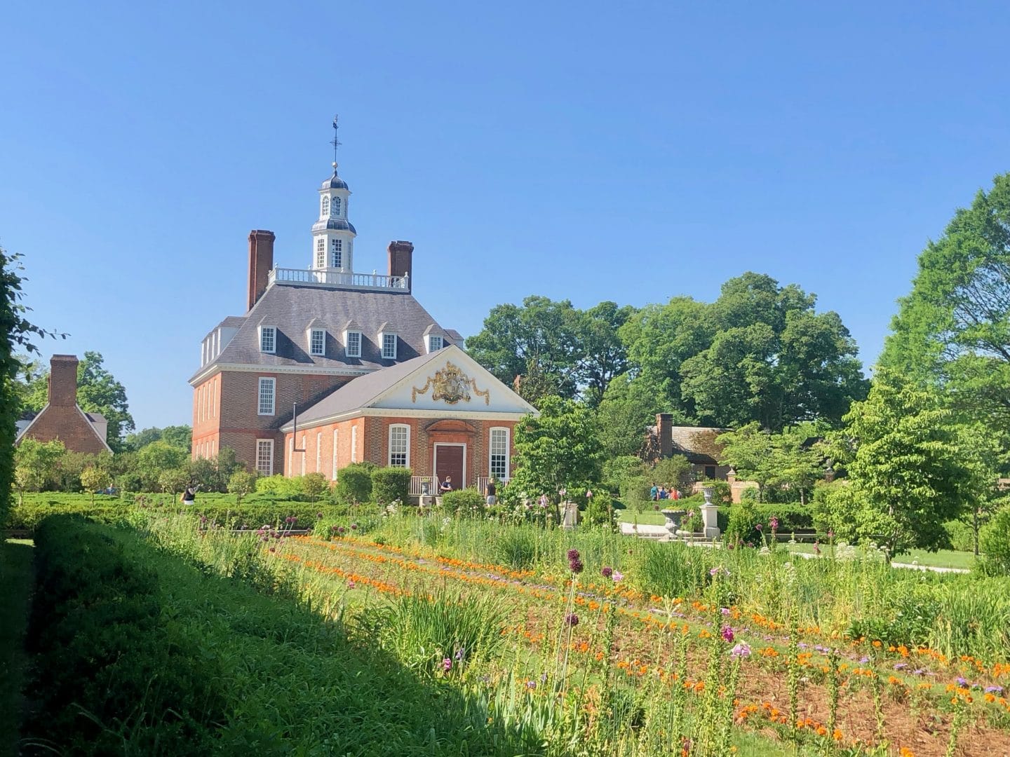 governors palace at Williamsburg Virginia