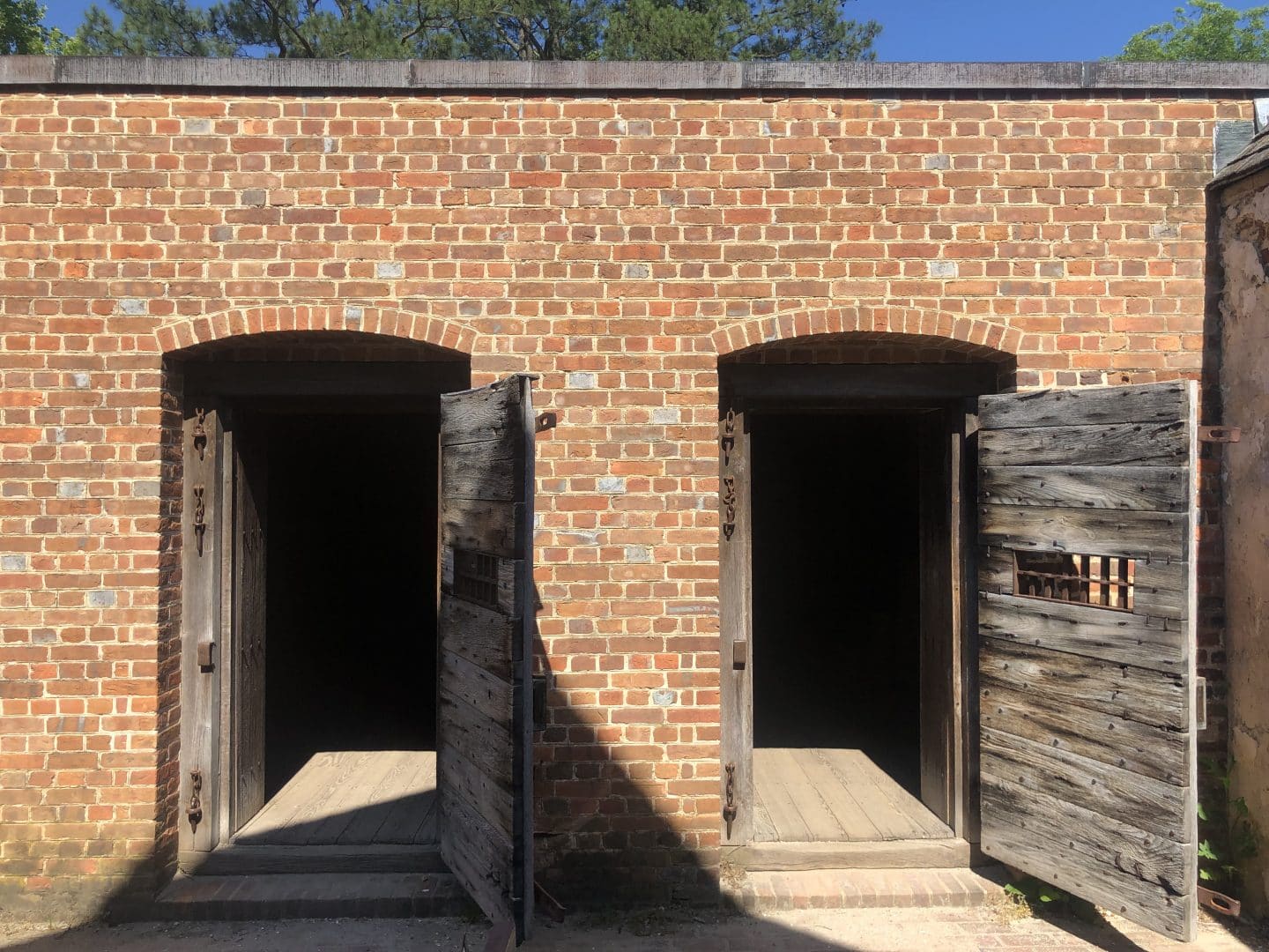 jail at Colonial Williamsburg