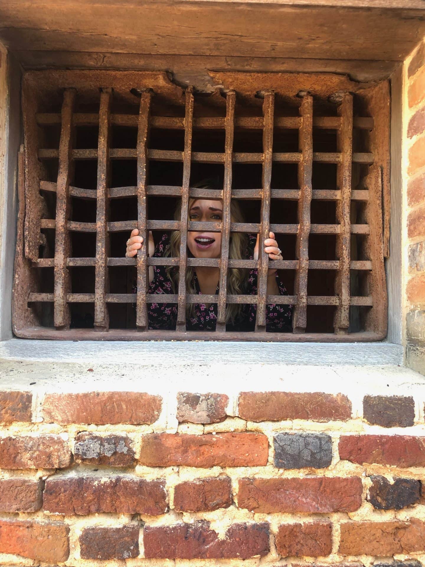 jail at Colonial Williamsburg