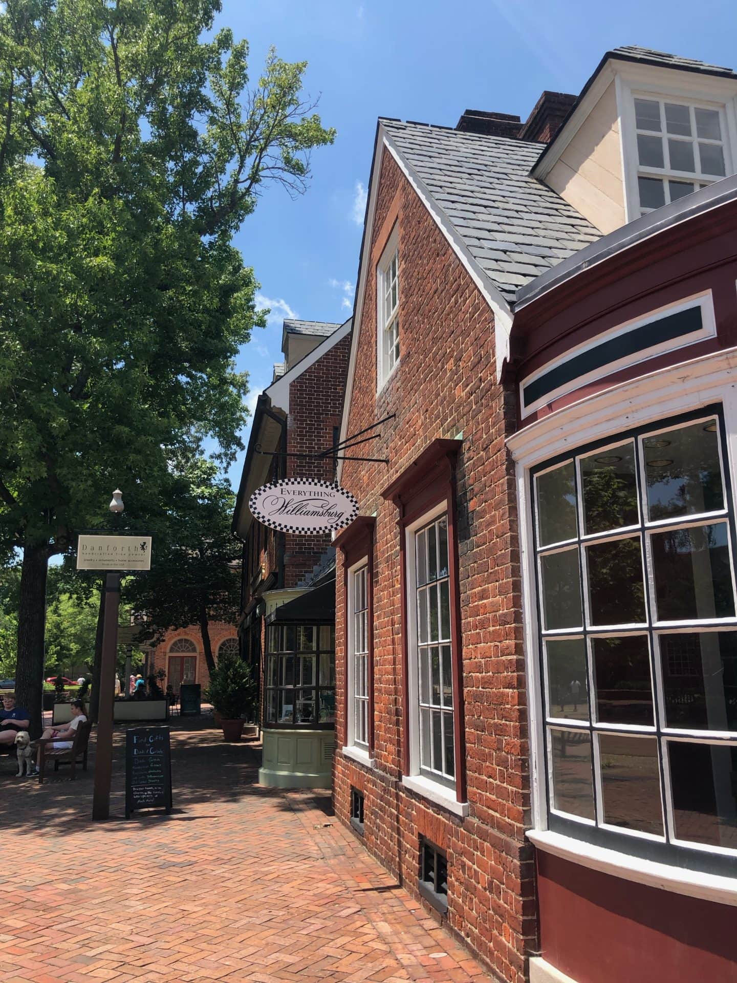 merchants square in Williamsburg Virginia