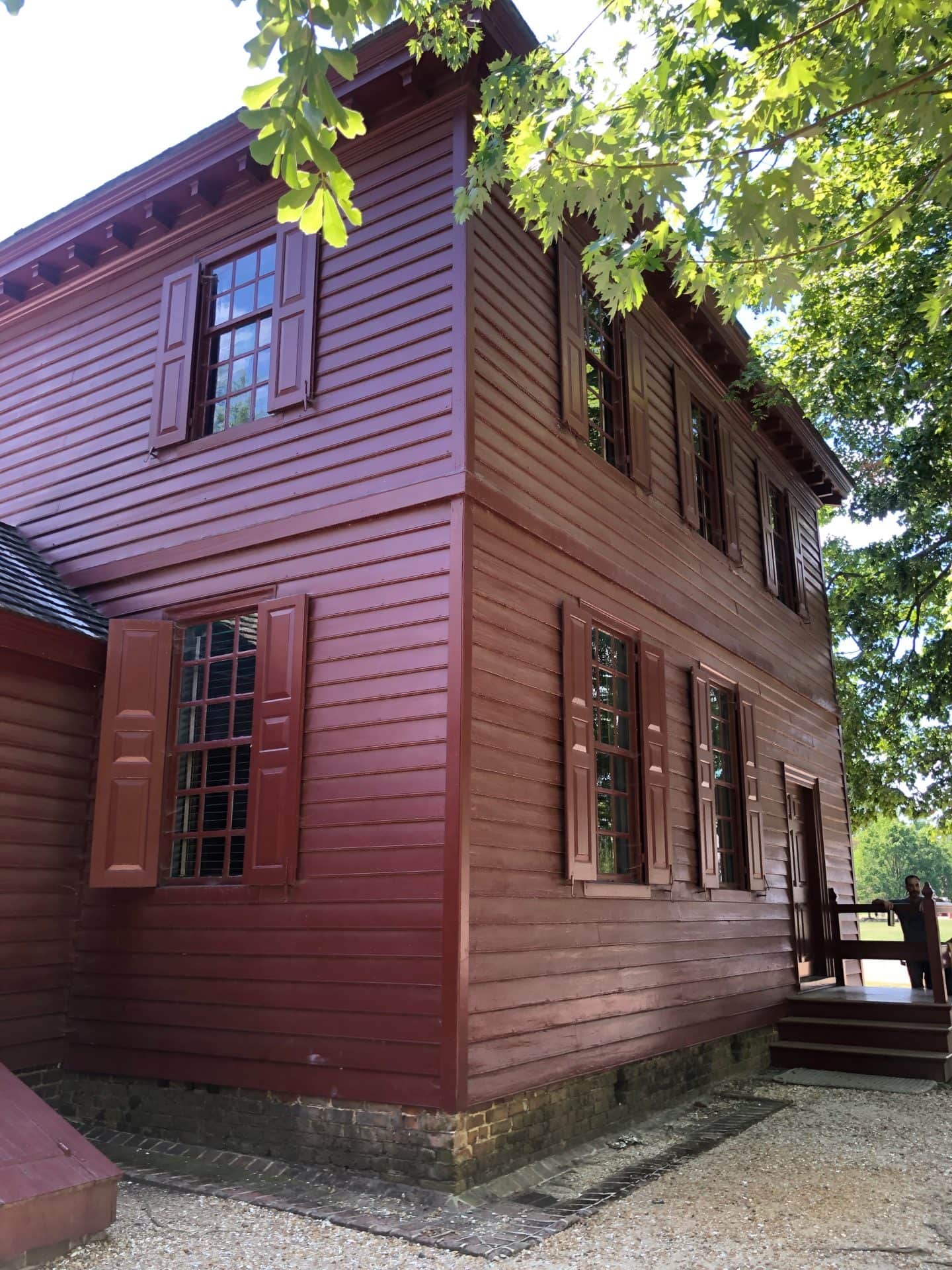 Randolph House in Colonial Williamsburg Virginia