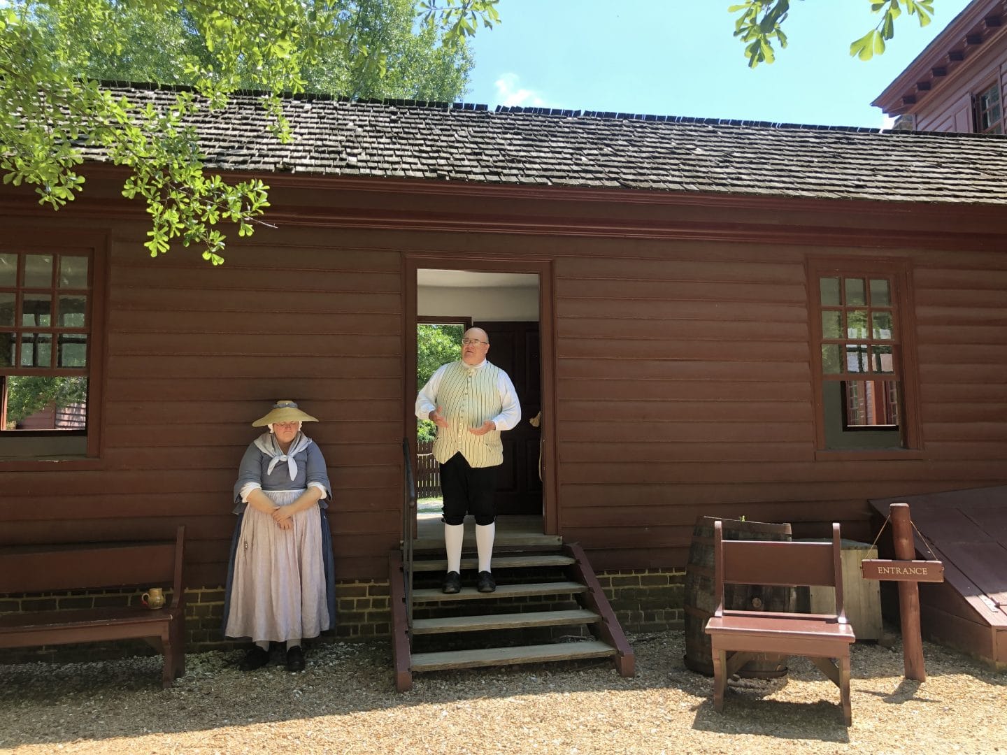 Randolph House in Colonial Williamsburg Virginia