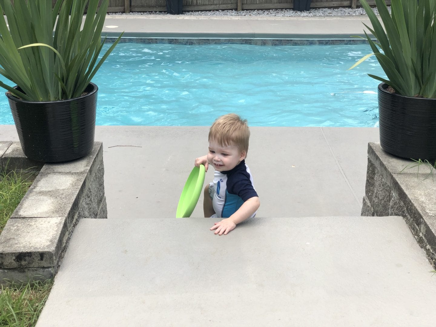 toddler swimming