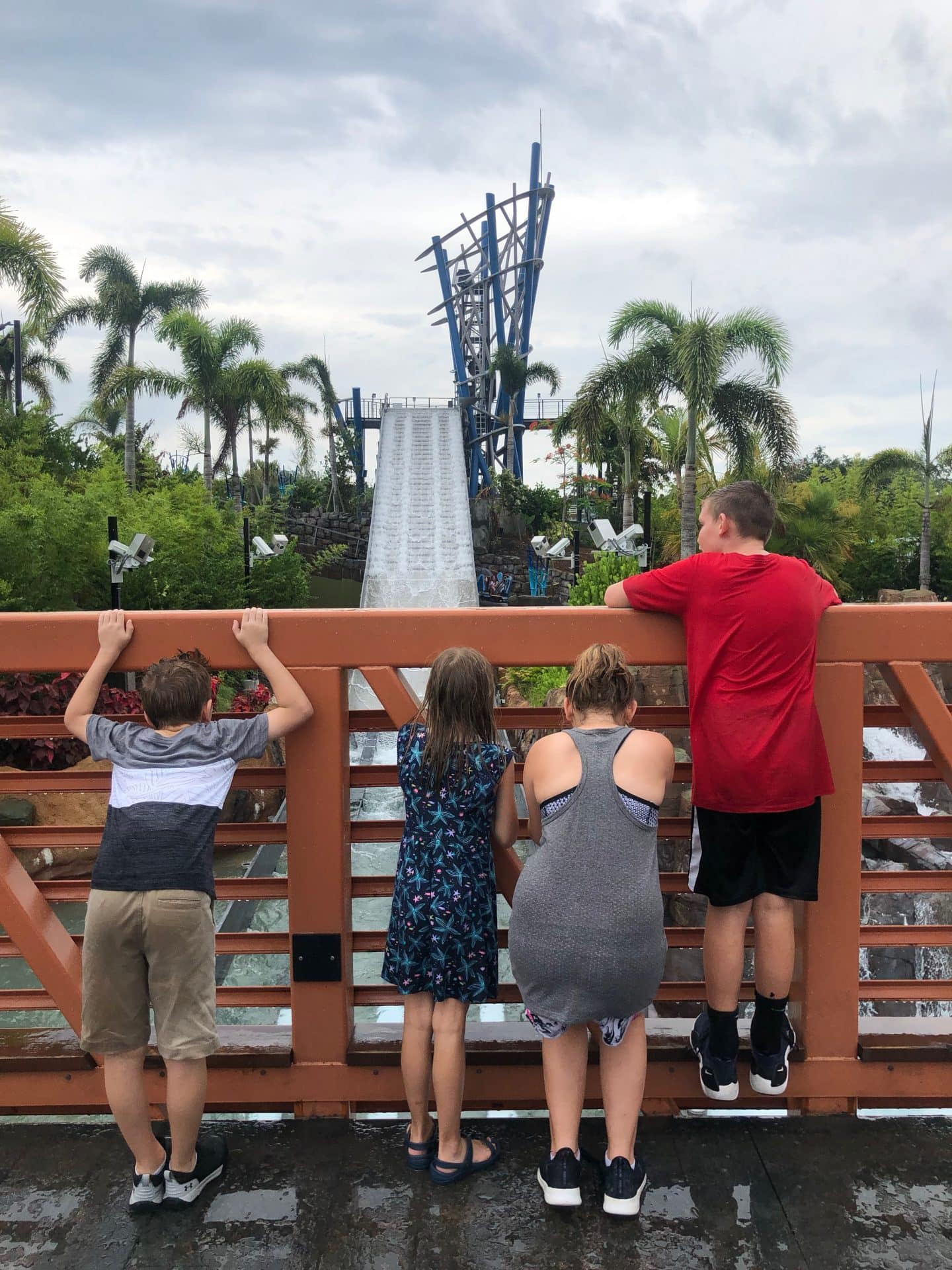 infinity falls ride at sea world Orlando