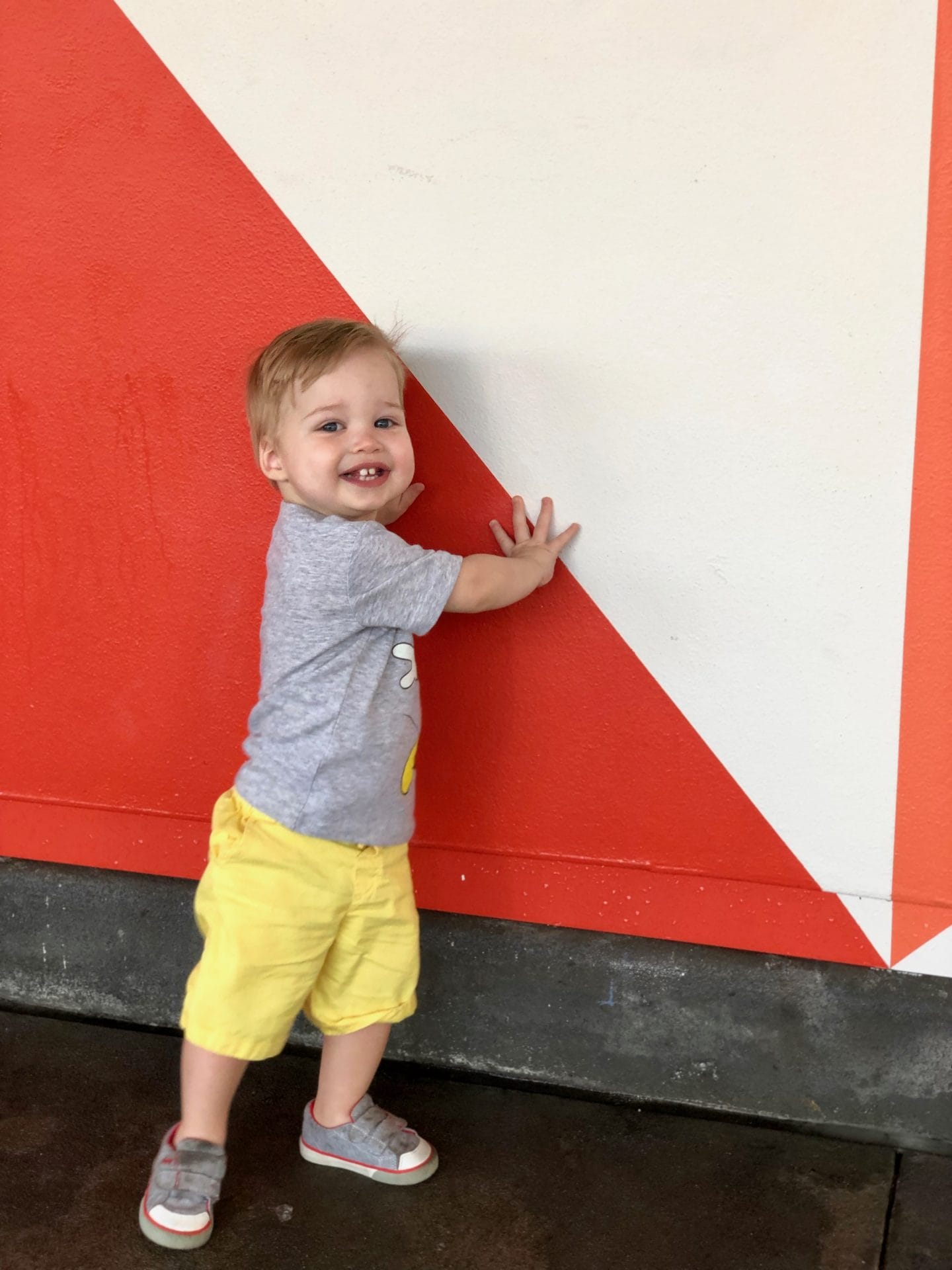 toddler boy at magic kingdom at Disney World