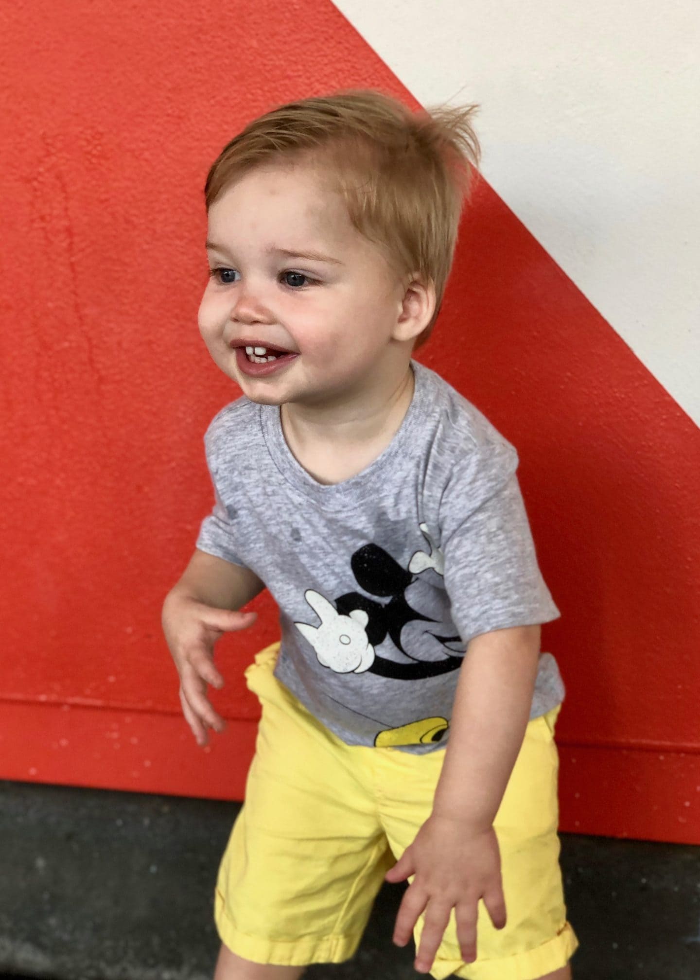 toddler boy at magic kingdom at Disney World