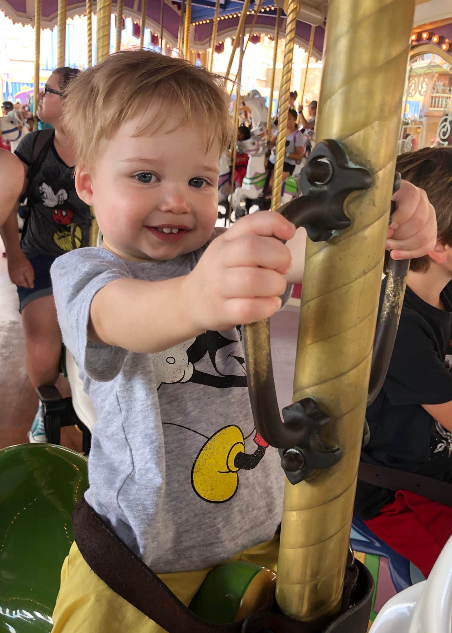 prince charming carousel toddler boy magic kingdom Disney World