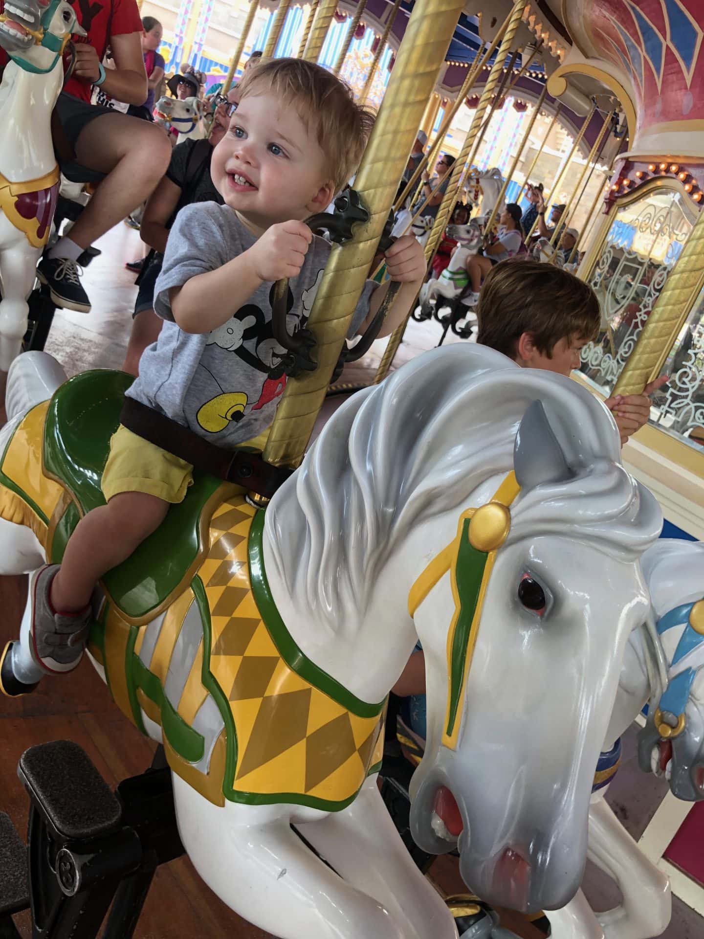 prince charming carousel toddler boy magic kingdom Disney World