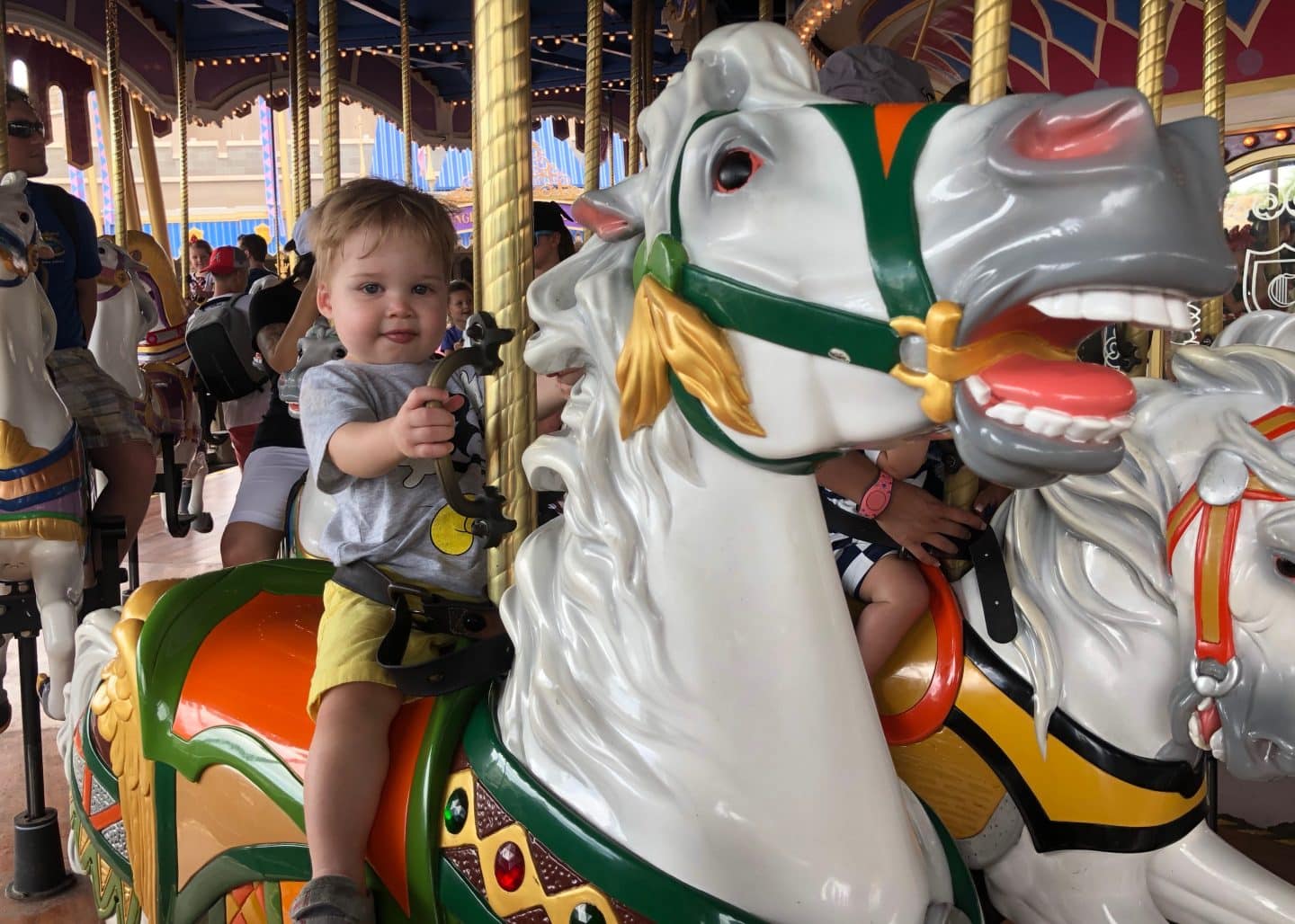 prince charming carousel toddler boy magic kingdom Disney World