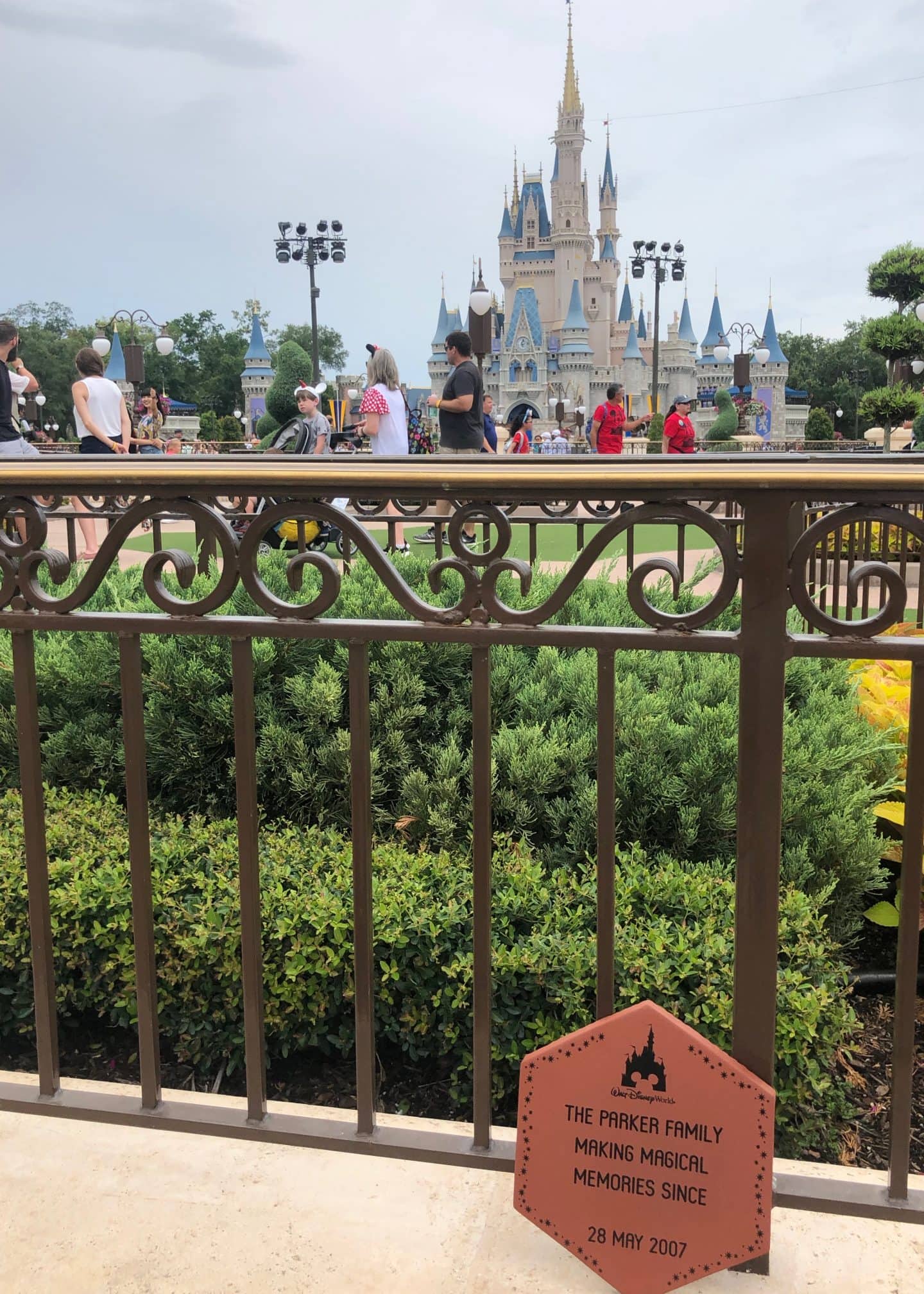 disney magic kingdom personalized brick