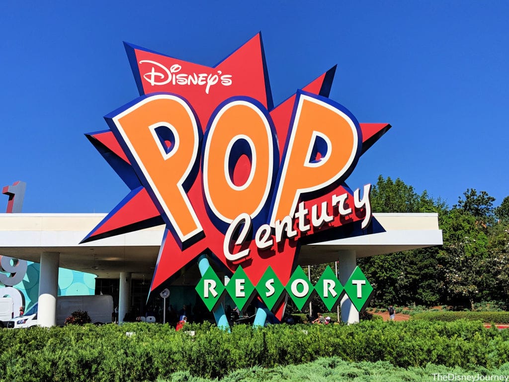 pop century Resort at walt Disney World resort