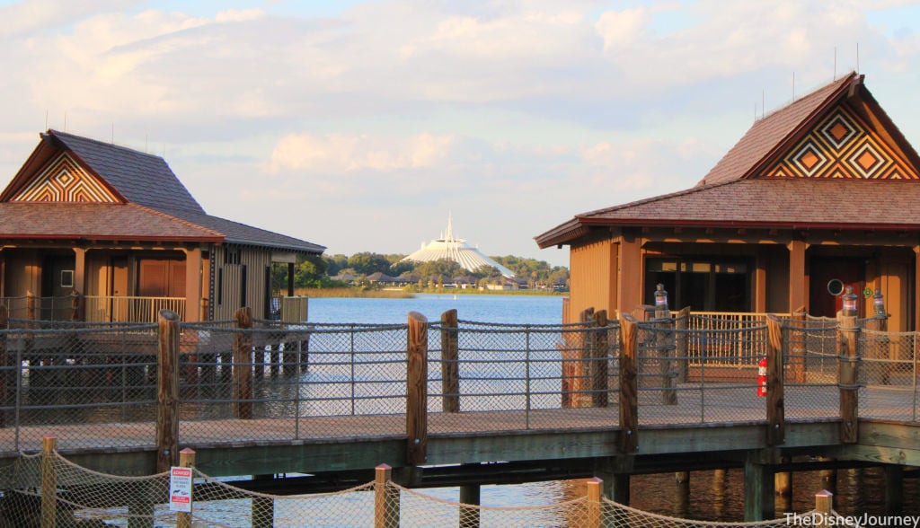 bungalows at Polynesian resort at walt Disney World resort