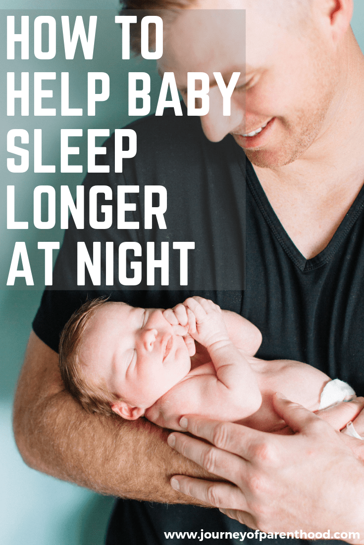 how to get baby to sleep larger stretches at night