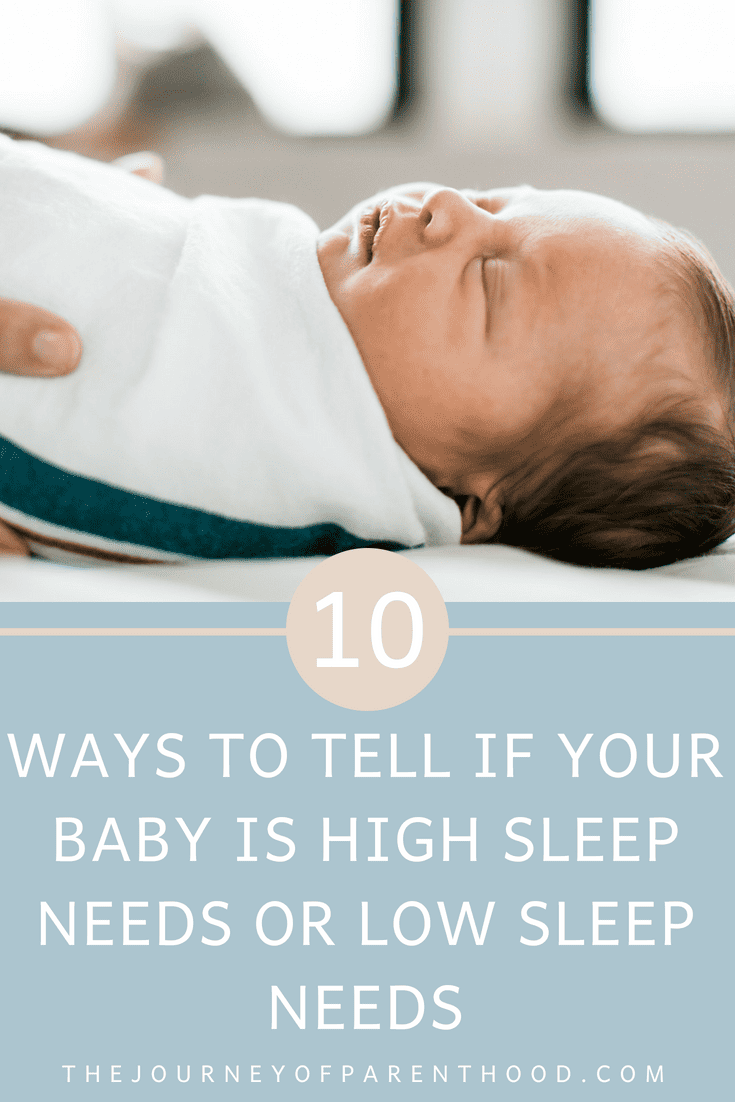 low sleep needs baby high sleep needs baby