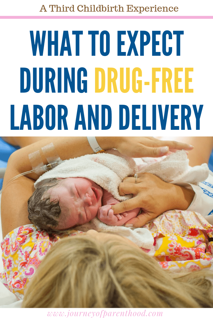 mom holding new baby - a third childbirth experience: what to expect during drug-free labor and delivery