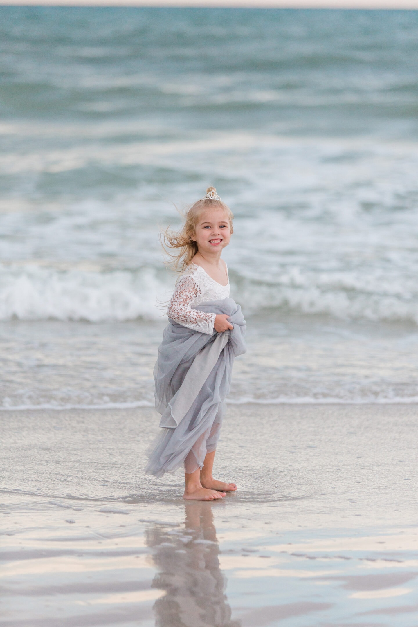 girl on beach by captured by Colson