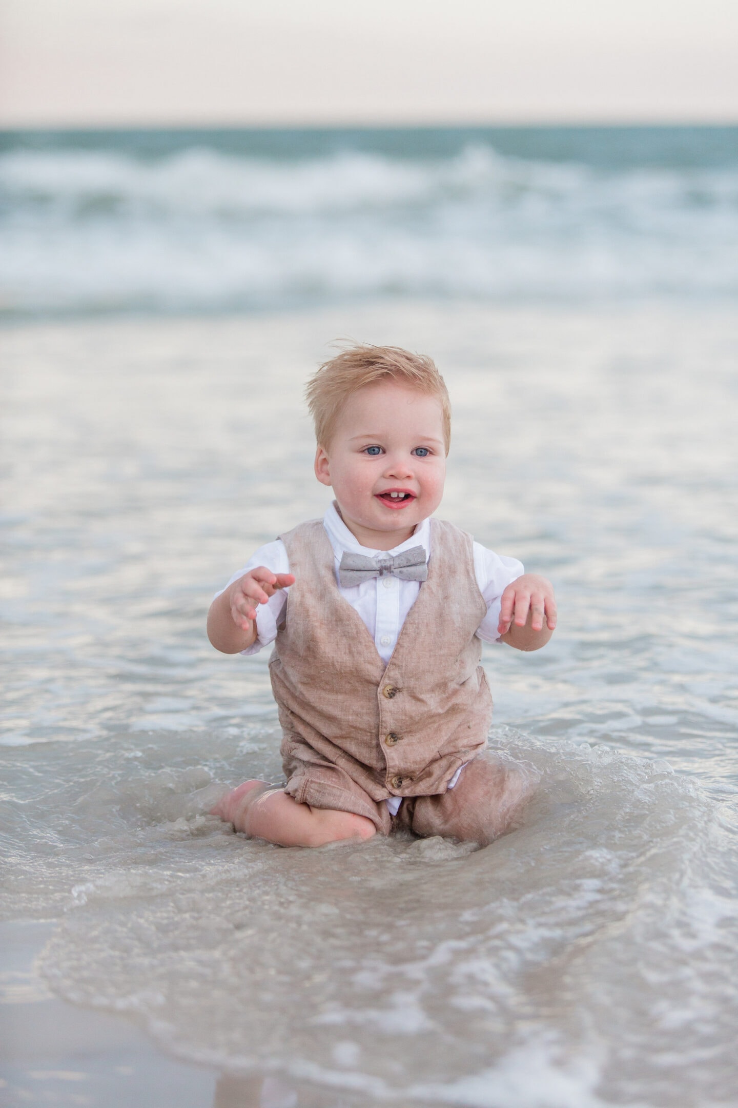 boy on beach by captured by Colson