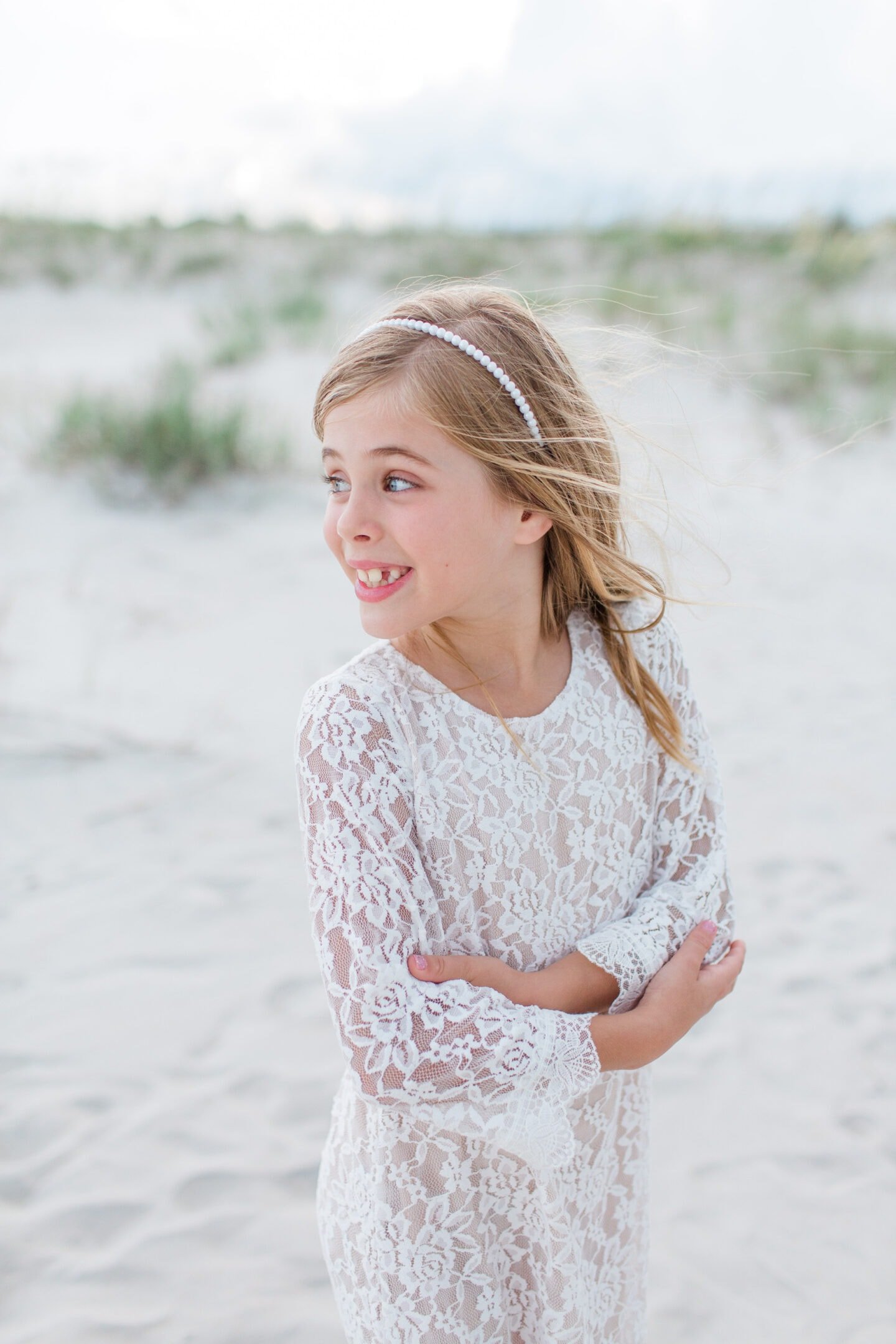 girl on beach by captured by Colson