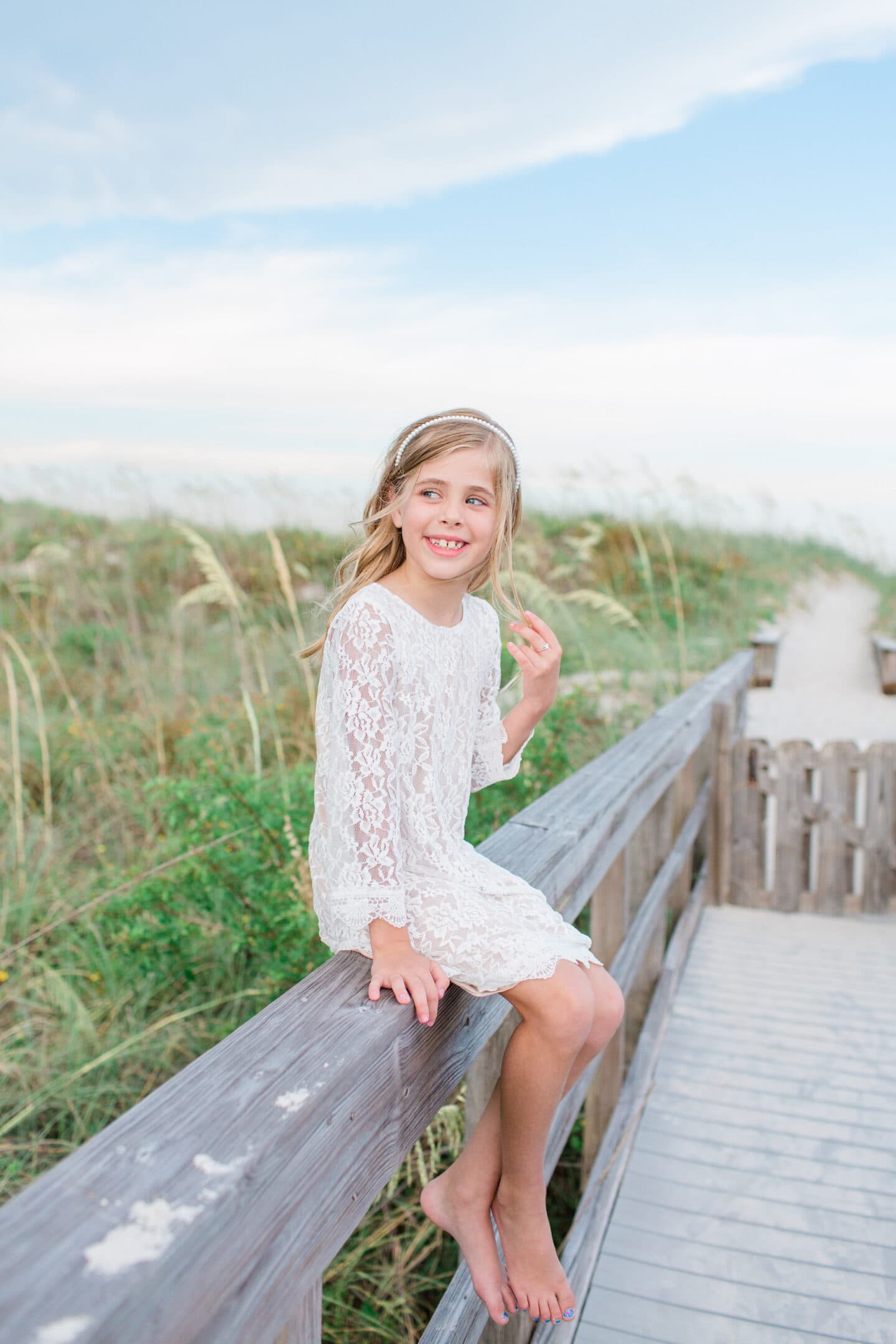 girl on beach by captured by Colson