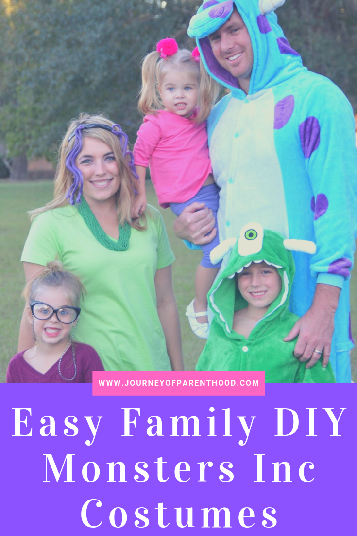 easy family diy monsters inc halloween costumes 