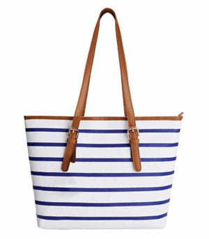 Stripe Tote Bag Purse