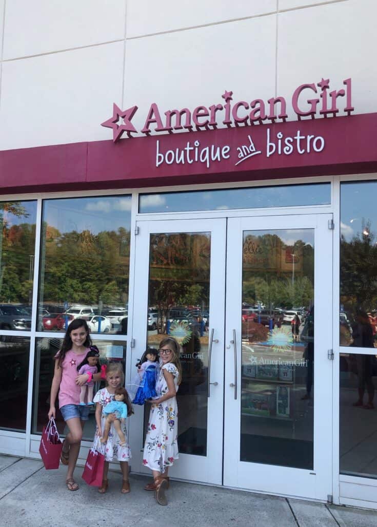 Girl's Trip American Girl Doll Store First Visit The Journey of