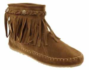 Tan Bootie Moccasins