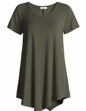 Short Sleeve V-Neck Tunic