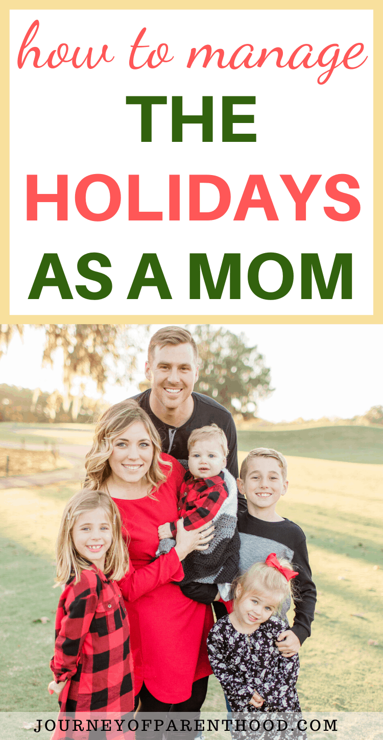 how to manage the holidays as a mom