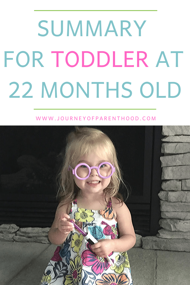 summary for toddler at 22 months old