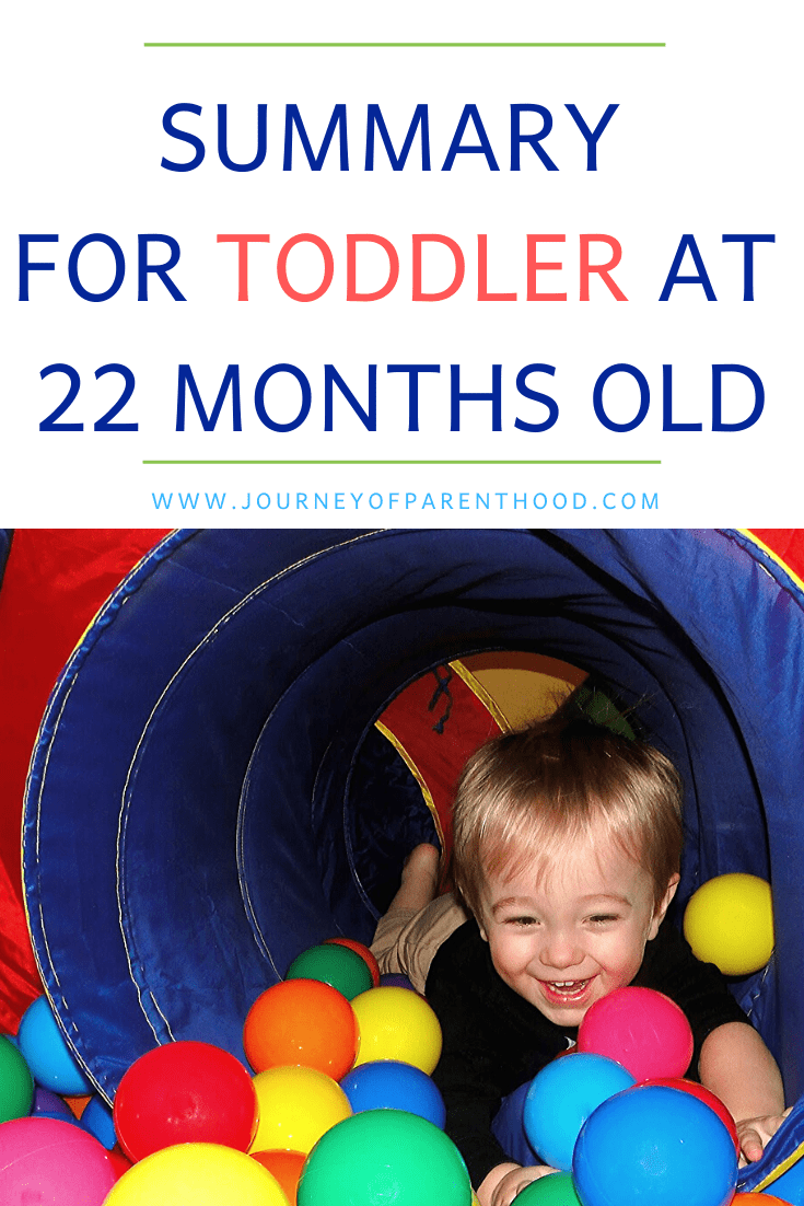 summary for toddler at 22 months old