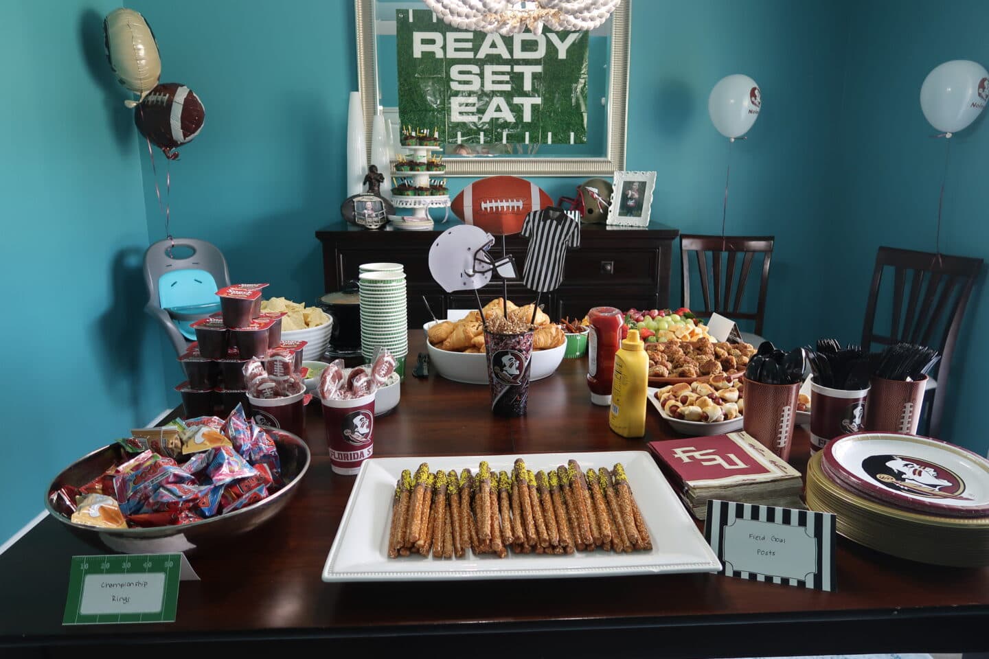 football birthday party ideas