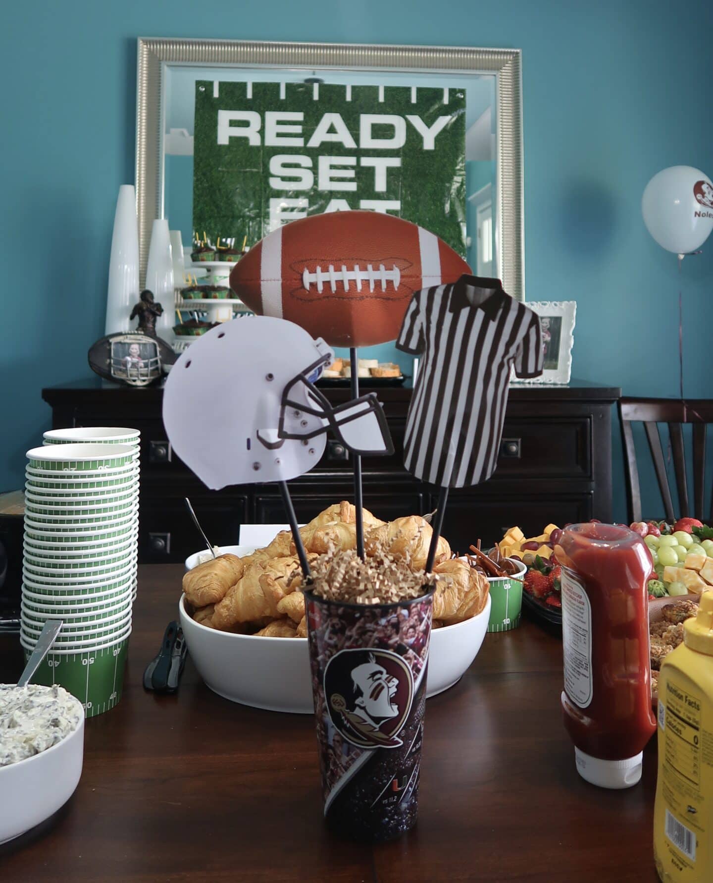 football birthday party ideas