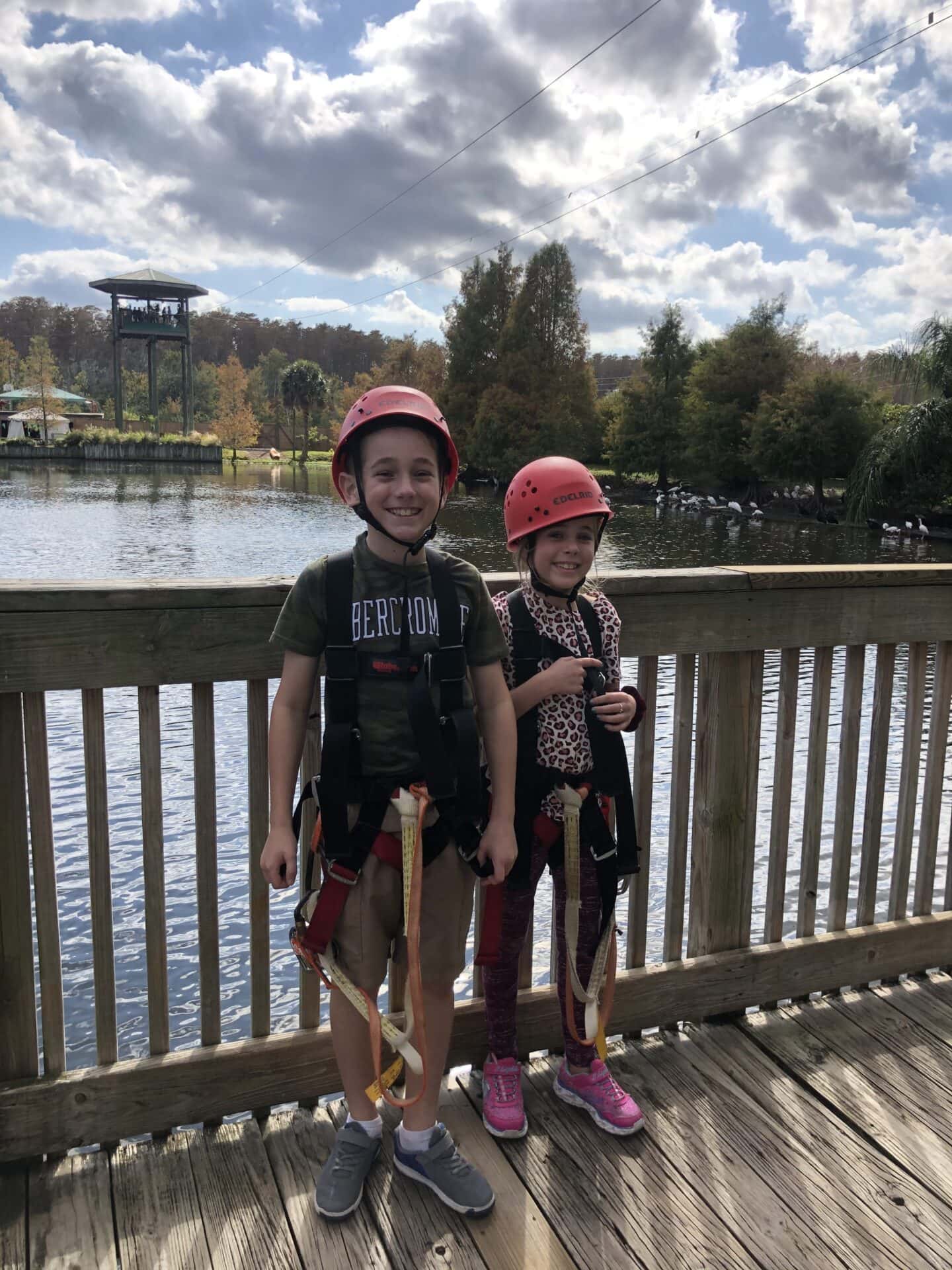 visiting gatorland ziplining in orlando florida