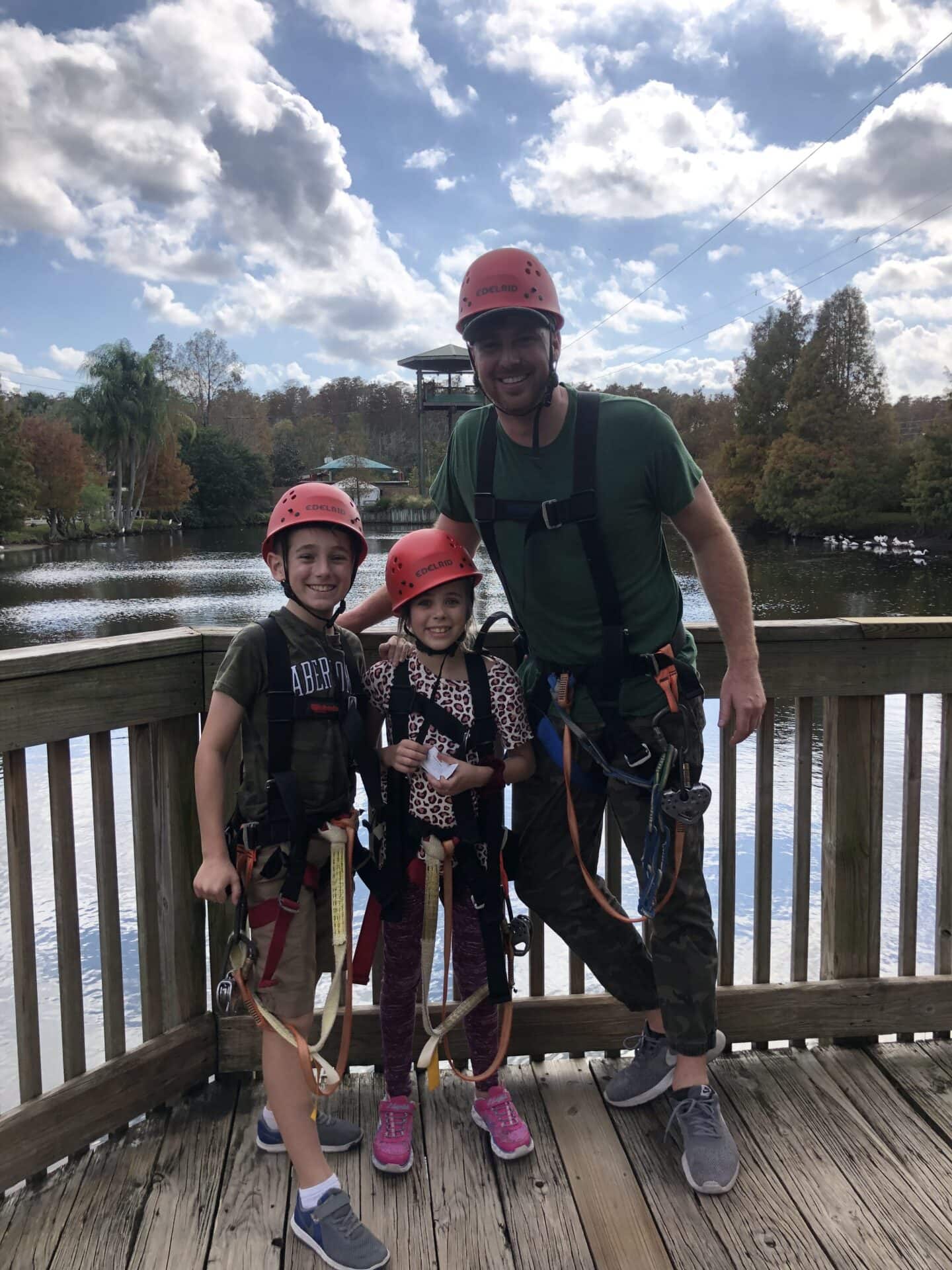 visiting gatorland ziplining in orlando florida