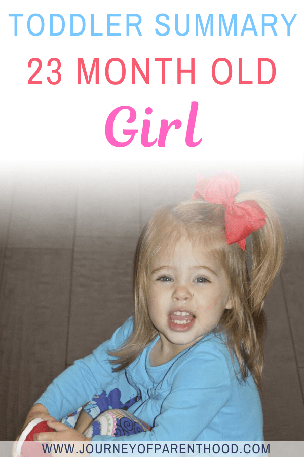 toddler summary 23 month old girl