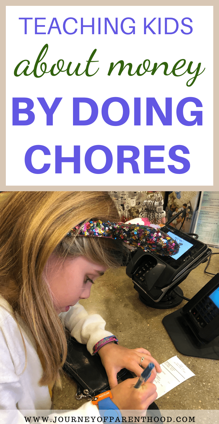 teaching kids about money by doing chores - should kids get paid to do chores? YES!