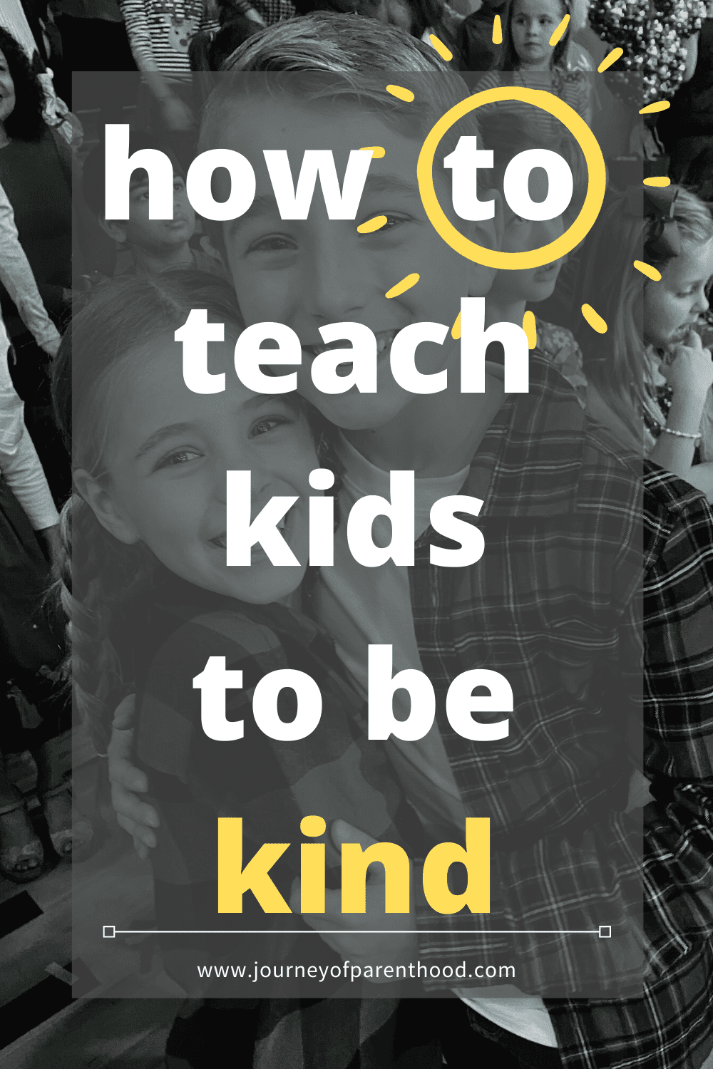 how to teach kids to be kind